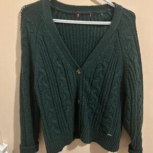 Pine Green Cardigan